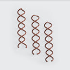 Brown Bun Twists 3pc Set