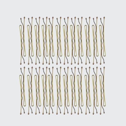 Brown Bobby Pins 45pc Set