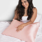 Satin Pillowcase in Blush 2 Pack - King