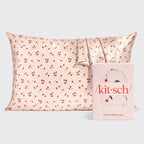 Satin Pillowcase in Cherry Print