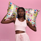 Lisa Frank x Kitsch Satin Pillowcase in The Fantastic World of Lisa Frank 4 Pack - King
