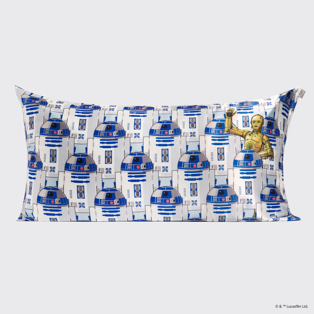 Star Wars™ & Kitsch Satin Pillowcase in R2-D2 & C-3PO 2 Pack - King