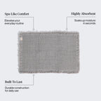 Quick-Dry Bath Mat in Gray