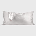 Satin Pillowcase in Silver 2 Pack - King