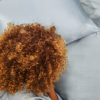 Satin Pillowcase in Haze Blue - King