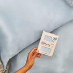 Satin Pillowcase in Haze Blue 4 Pack