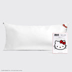 Kitsch x Hello Kitty Satin Pillowcase in Ivory Kitty Bow - King