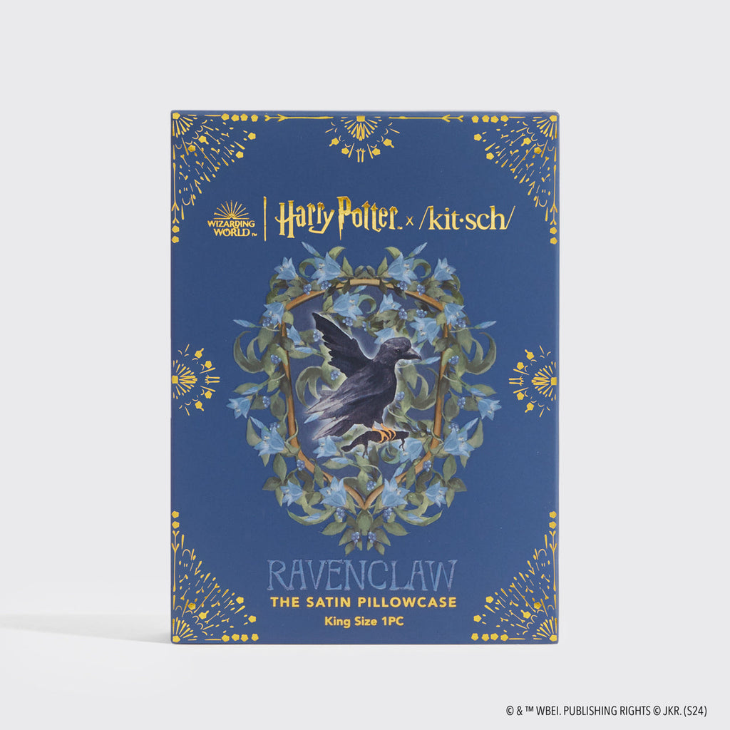 Kitsch x Harry Potter Satin Pillowcase in Ravenclaw 4 Pack - King