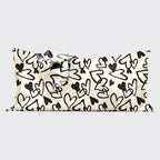Satin Pillowcase in Heart Print - King