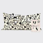 Satin Pillowcase in Heart Print - King