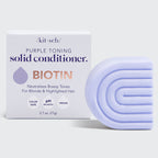 Purple Shampoo & Conditioner Bar with Biotin Caddy Bundle