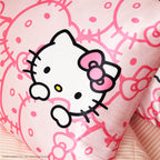 Kitsch x Hello Kitty Satin Pillowcase in Pink Hello Kitty Faces - King