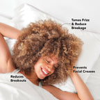 Satin Pillowcase in Ivory 4 Pack